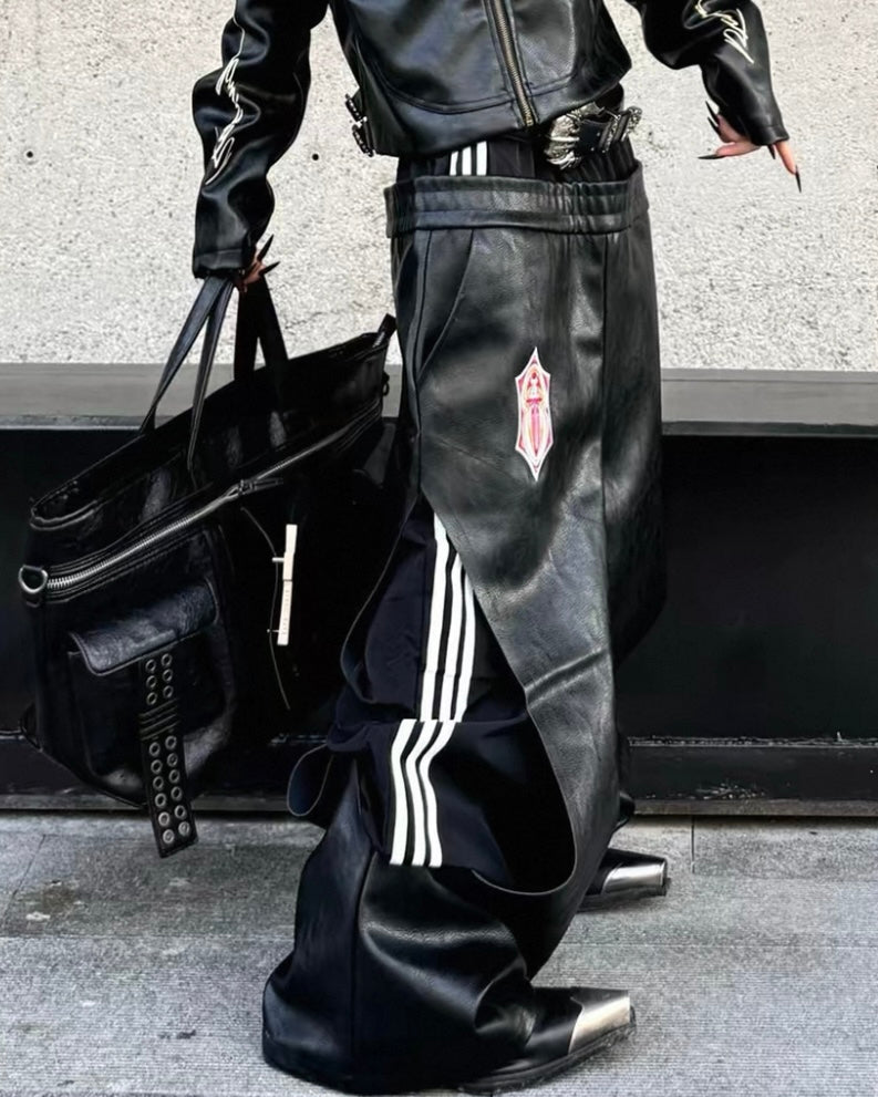Yabi Faux Two-Piece Pants